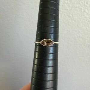 CLEARANCE Smokey Quartz Stackable Ring